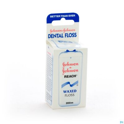 Johnson reach dental floss waxed 200m