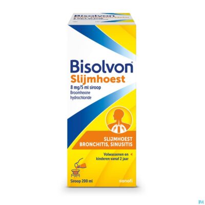 Bisolvon sir 1 x 200ml 8mg/5ml