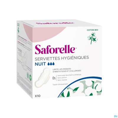 Saforelle maandverbanden nacht 10
