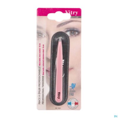 Epileerpincet prof. schuin inox kleur