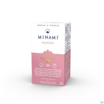 Minami mor dha citroensmaak caps 60x500mg
