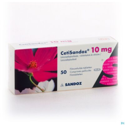 Cetirizine sandoz tabl 50 x 10mg-4