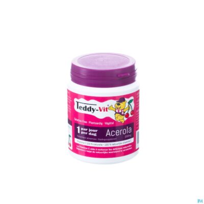 Teddy vit acerola 160mg beertjes 50