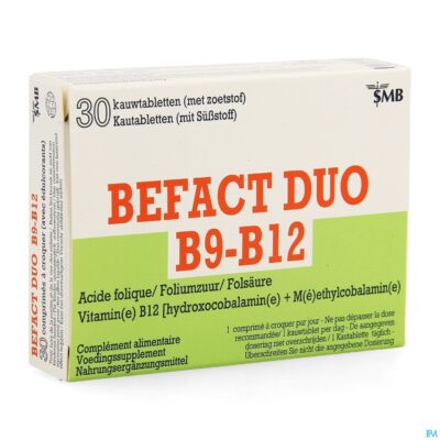 Befact duo sublinguale smelttabletten 30-2