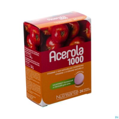 Acerola 1000mg kauwtabl 24