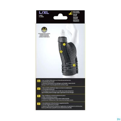Futuro deluxe duimspalk 45844, zwart large/extra large-4