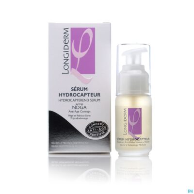 Longiderm serum hydrocapterend a/age gelaat 30ml-3
