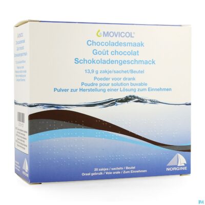 Movicol chocolade smaak zakjes 20 x 13,7g-3