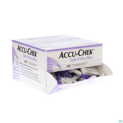 Accu chek safe t pro plus steriel wegwerp 200