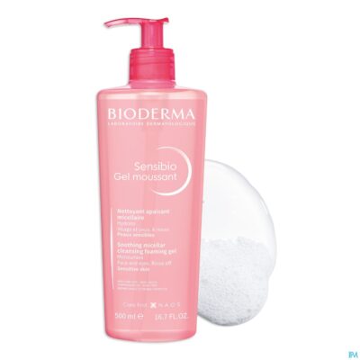 Bioderma sensibio gel schuimend pompfles 500ml-3