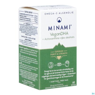 Minami vegandha + astaxanthine caps 60