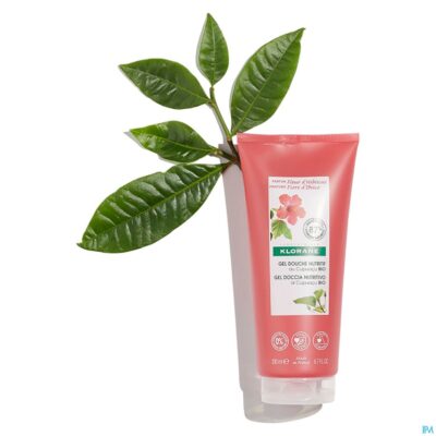 Klorane lichaam douchegel hibiscusbloem 200ml nf-2