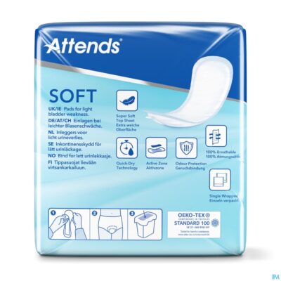 Attends soft 3 extra plus inleg anatom. 1x10-3