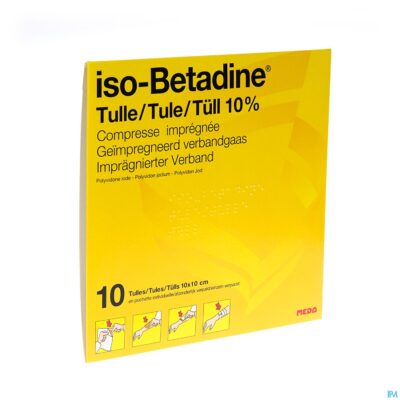 Iso betadine tulles compr 10-2