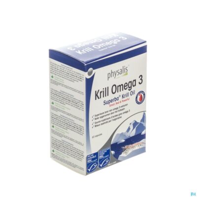 Physalis krill omega 3 caps 60
