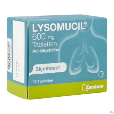 Lysomucil 600 tabl 30 x 600mg