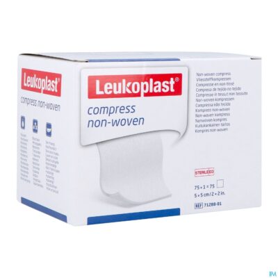 Leukoplast compress n/woven st. 5cmx5cm 75