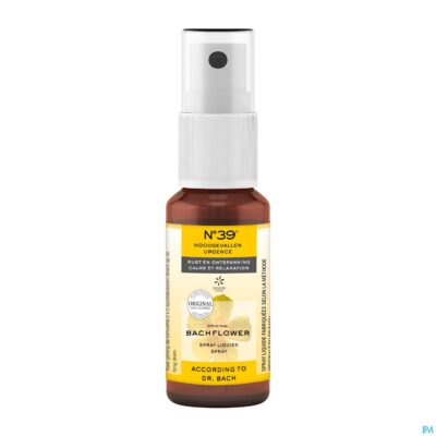 Bachbloesem bio n°39 noodgevallen spray 20ml-2