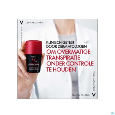 Vichy homme deo roll clinical control 96h 50ml-8