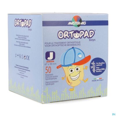Ortopad junior for boys oogpleister 50 73321