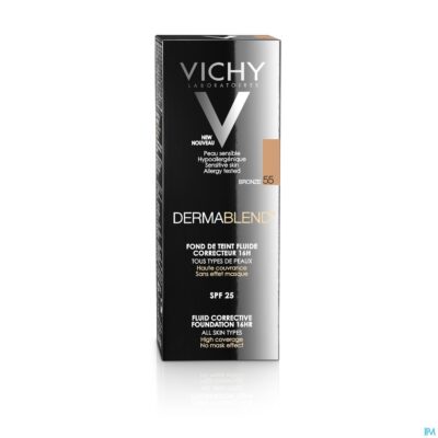 Vichy fdt dermablend fluide 55 bronze 30ml-3