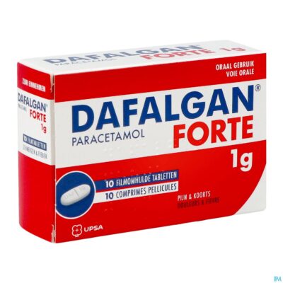 Dafalgan forte filmomh comp 10 x 1000mg
