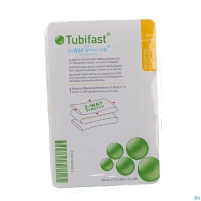 Tubifast geel 10,75cmx 1m 1 2483