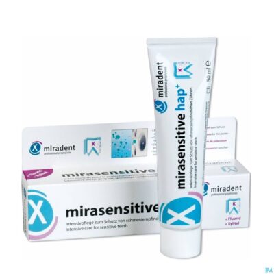 Miradent mirasensitive hap+ tandpasta 50ml