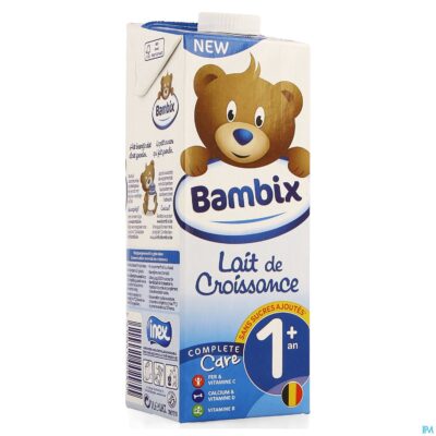 Bambix groeimelk natuur 1+ 1l-2