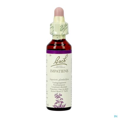 Bach flower remedie 18 impatiens 20ml