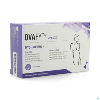 Ovafyt myo-inositol folates zinc comp 60