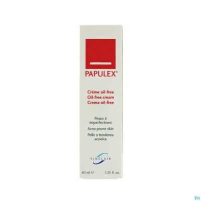 Papulex creme oil free acnehuid tb40ml verv2356954