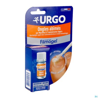 Urgo beschadigd.nagels oplossing filmogel fl 3,3ml