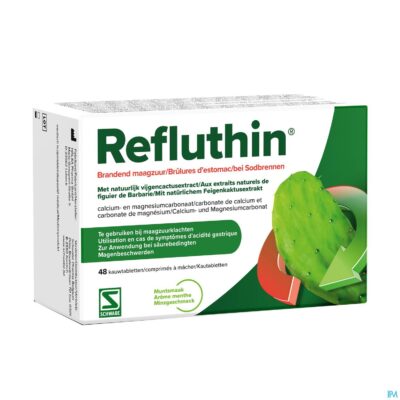 Refluthin munt kauwtabl 48