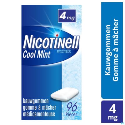 Nicotinell cool mint 4mg kauwgom 96-2