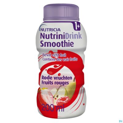 Nutrinidrink smoothie rode vruchten fl 200ml