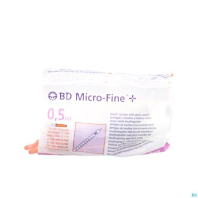 Microfine ins.spuit 0,5ml 30g 8mm 10 324825