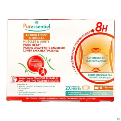 Puressentiel gewrichten spier patch verwarm.lumb.2