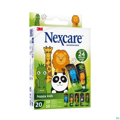 Nexcare 3m happy kids dieren pleister 20 n0920an-4