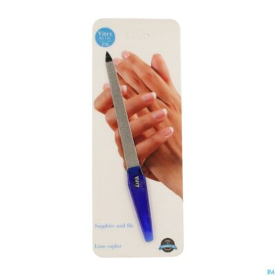 Saffier vijl groot model 17 cm blauw