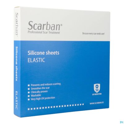 Scarban elastic silicone sheet 5x7,5cm 2