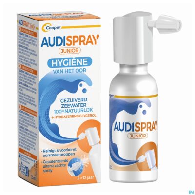 Audispray junior zeewater + glycerol 25ml-5