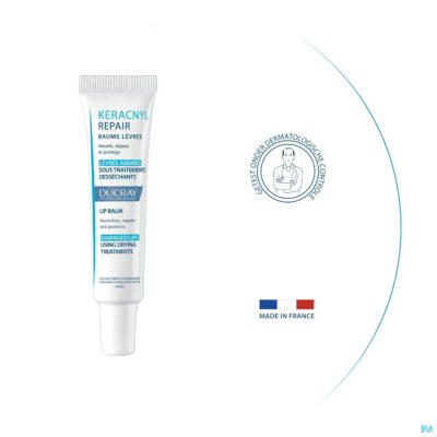 Ducray keracnyl repair lipbalsem 15ml-7