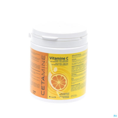 Cetamine 500 extra z/suiker zuigtabletten 250