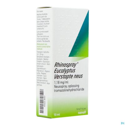 Rhinospray+eucal.verst.neus 1,18mg/ml neusspr 10ml