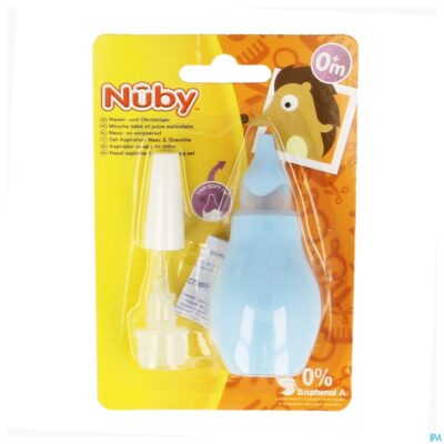 Nuby neuspeer & oorreiniger - 0m+