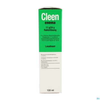 Cleen enema 11g/24g opl rectaal gebruik fl 133ml-2