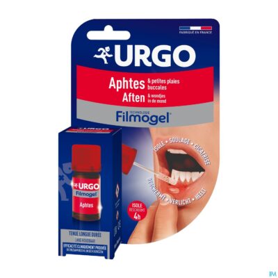Urgo aften mondwondjes fruitsmaak filmogel 6ml