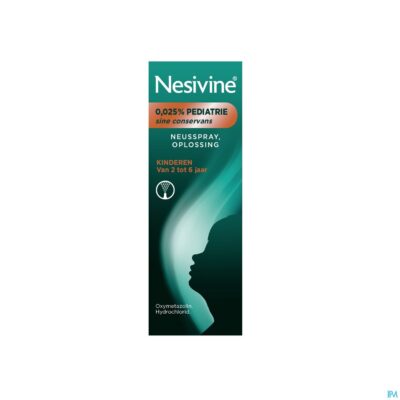 Nesivine 0,025% sine conserv ped spray nas 10ml