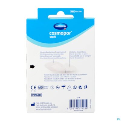 Cosmopor sterile selfcare 7,2x5cm 5-4